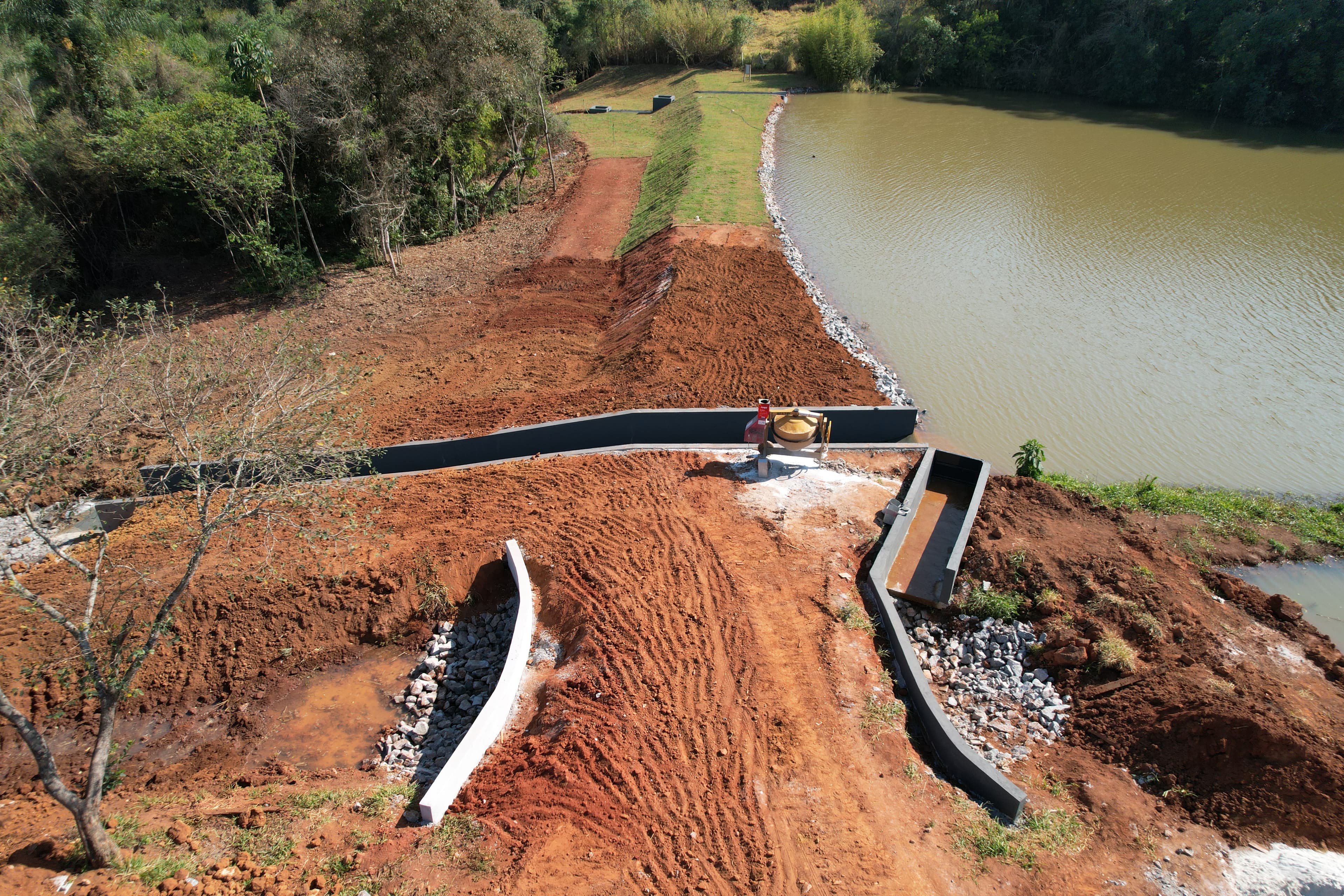 Pós-intervenção: detalhe do trecho corrigido.